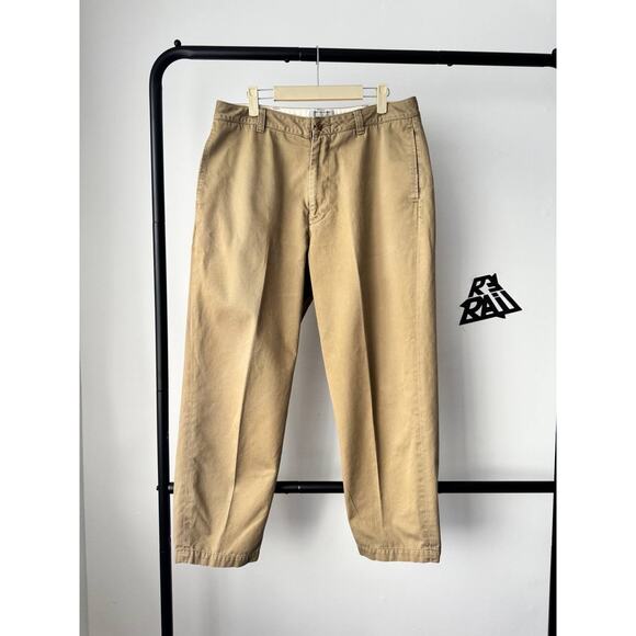 Spellbound Japan Made Wide Chino Pants Cotton Twill Beige - Picture 1 of 7